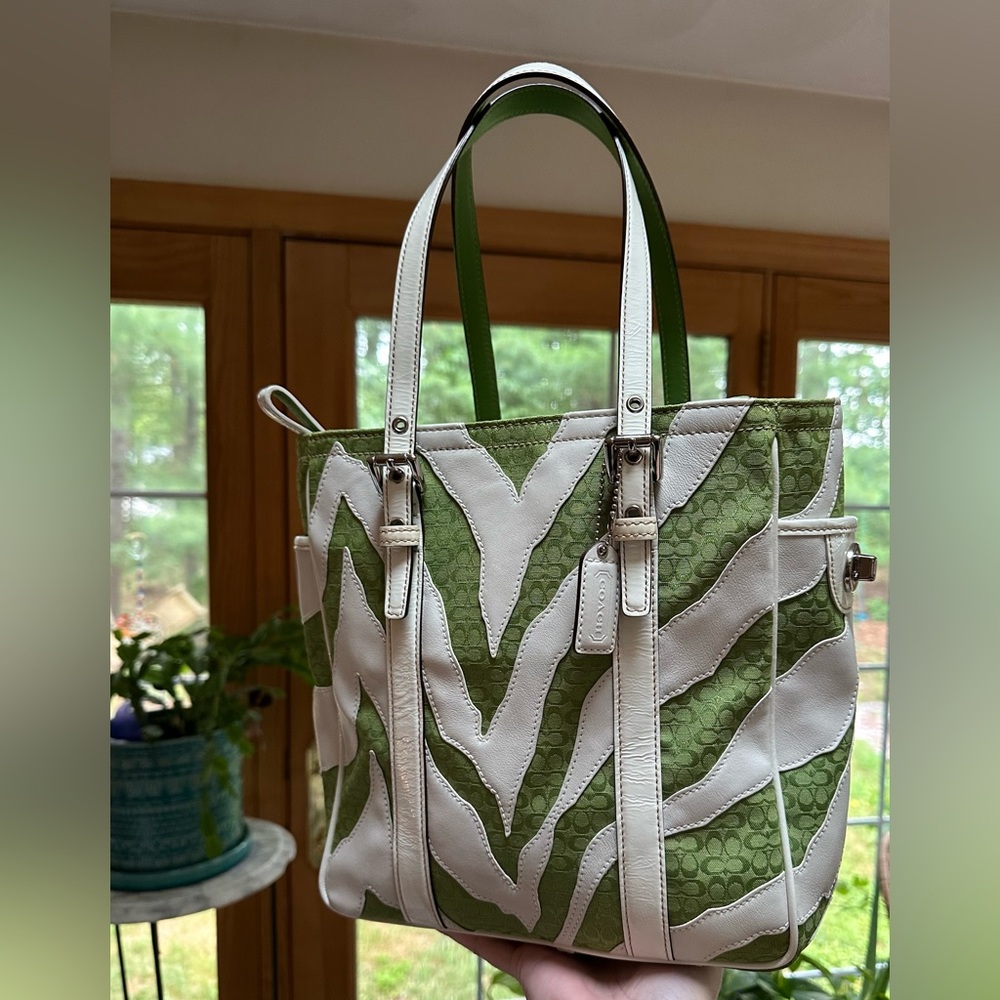 Coach Zebra Print